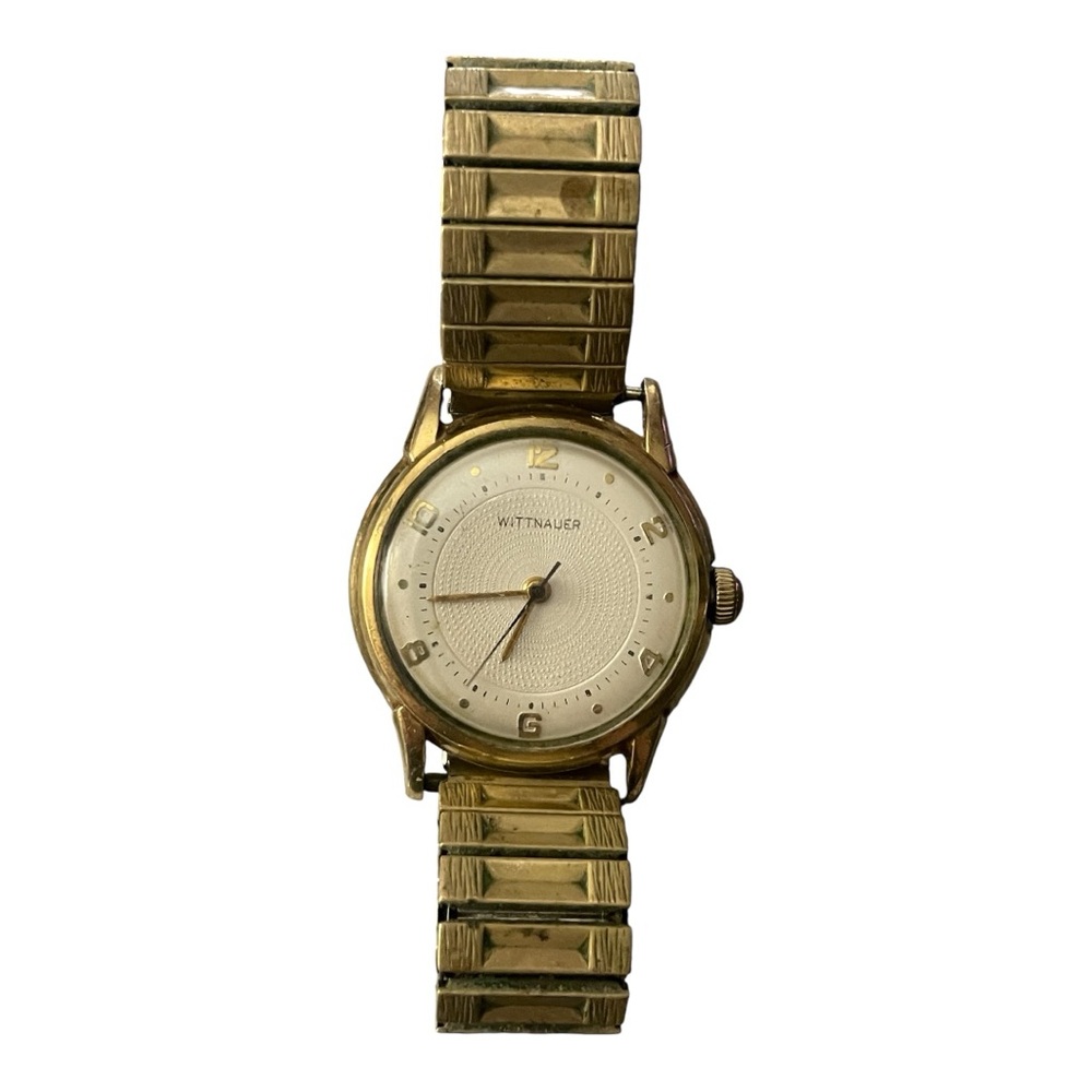 Wittnauer 10K Gold Plated Vintage Men’s Automatic Watch- Works
